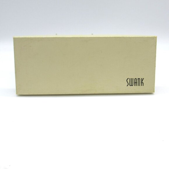 Vintage Men's Swank Black Pig Skiin Wallet & Card Holder Set In Original Box - Picture 3 of 16